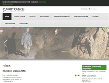Tablet Screenshot of oktatas.barlang.hu